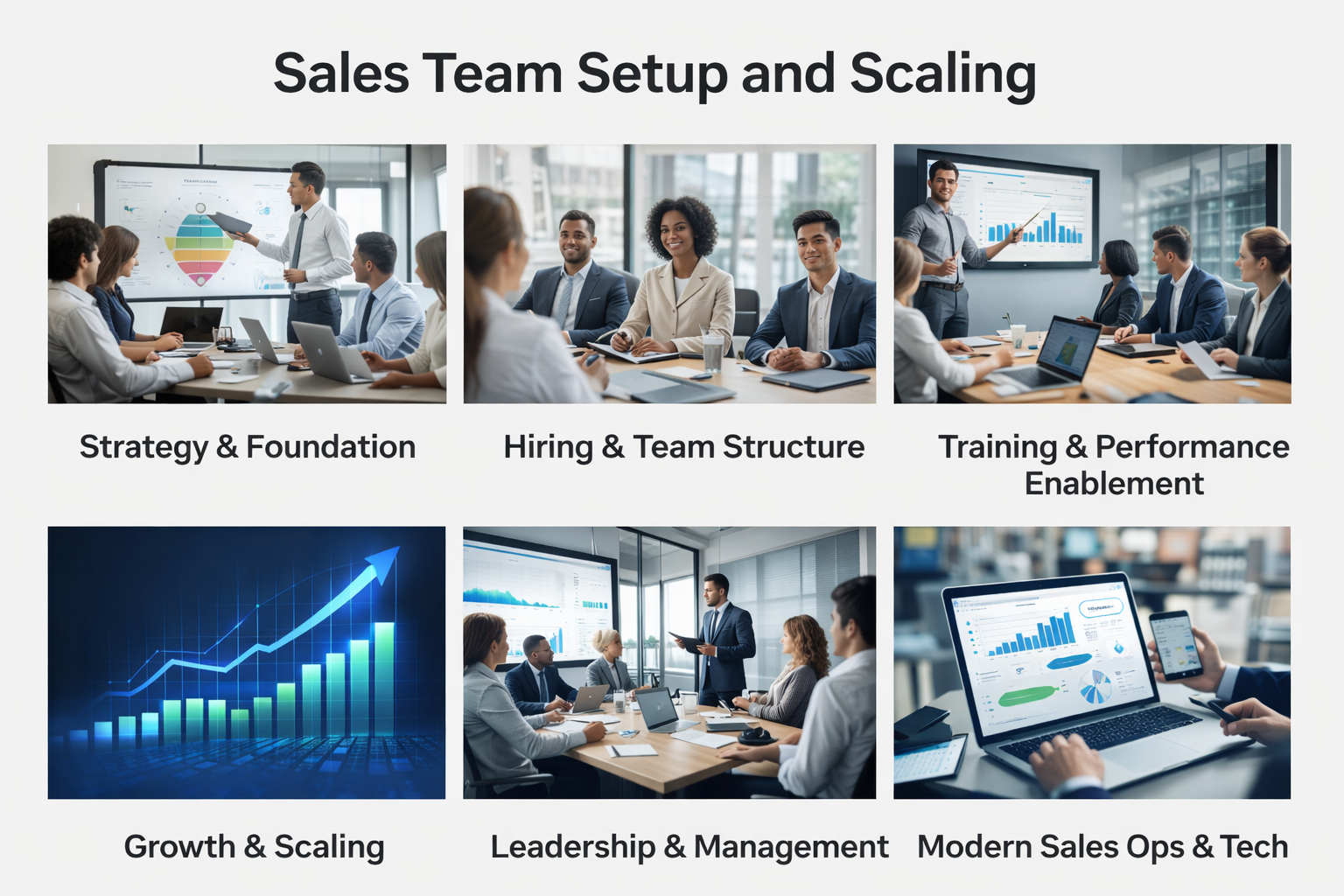 Sales Team Setup & Scaling: Building a High-Performing Sales Organization